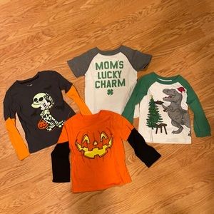 3t holidays shirt lot